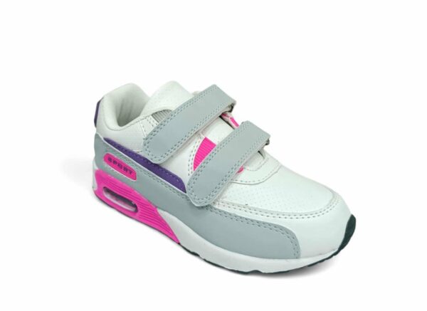 ΠΑΙΔΙΚΟ ΑΘΛΗΤΙΚΟ SNEAKER ΚΟΡΙΤΣΙ WHITE/FUXIA