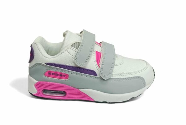 ΠΑΙΔΙΚΟ ΑΘΛΗΤΙΚΟ SNEAKER ΚΟΡΙΤΣΙ WHITE/FUXIA