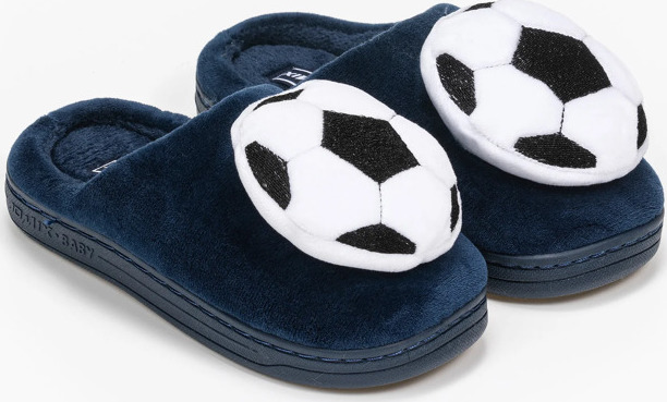 Jomix Shoes Kids Slippers for Boy Navy Ball (short form) – Funny Feet