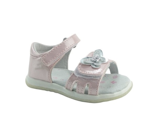 IQKIDS 24.AVETA-160 Ροζ Κοριτσίστικο πέδιλο Με Αυτοκόλλητο