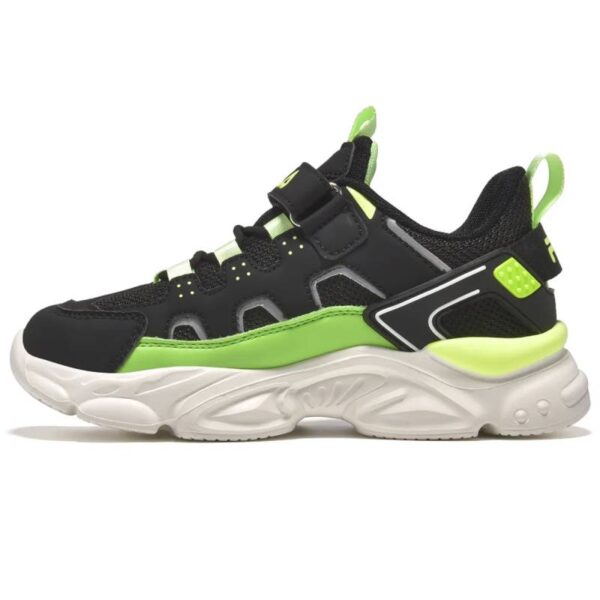 Fila Παιδικά Αθλητικά Ανατομικά Παπούτσια Running Memory Spinel 3 V Black/Freeze Green