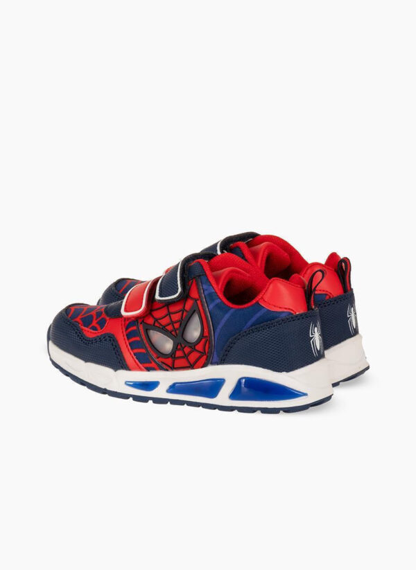 Παιδικό Αθλητικό Sneaker Spiderman με Φωτάκια για Αγόρι Navy/Red