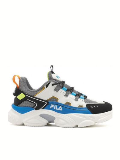 Fila Εφηβικά Αθλητικά Ανατομικά Παπούτσια Running Memory Spinel 3 L White/Blue