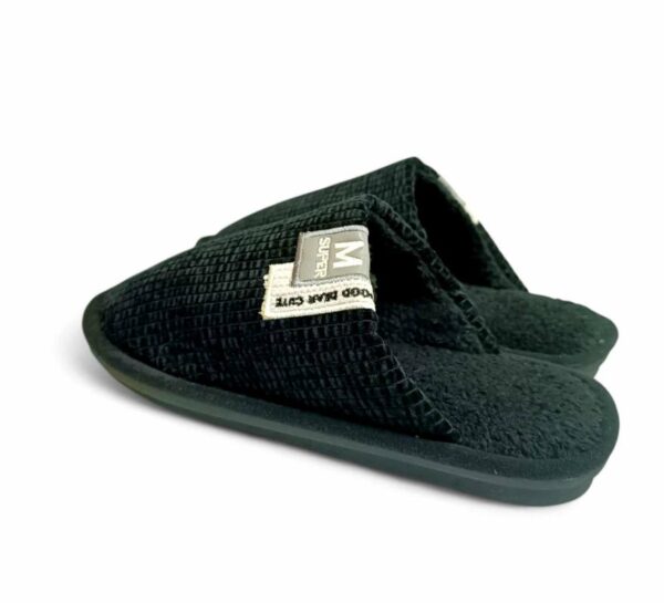 Sesamall Χειμερινές Ανδρικές Παντόφλες Black