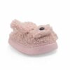 Jomix Γυναικείες/Εφηβικές Χειμερινές Παντόφλες Οικολογική Γούνα σόλα Phylon Σκυλάκι Pink