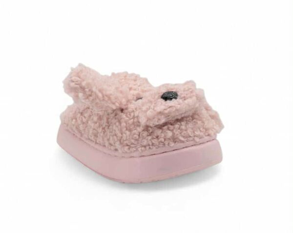 Jomix Γυναικείες/Εφηβικές Χειμερινές Παντόφλες Οικολογική Γούνα σόλα Phylon Σκυλάκι Pink
