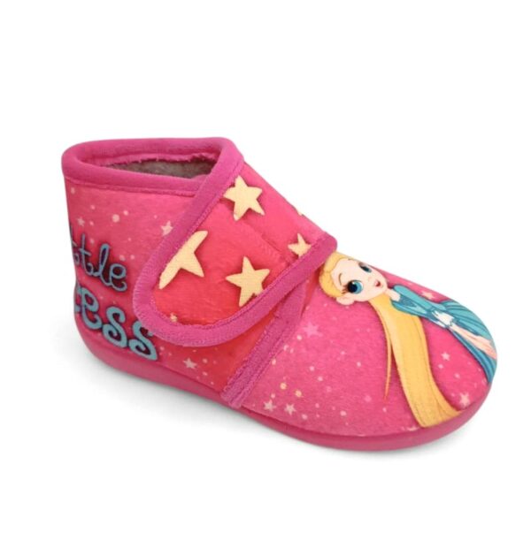 IQ Kids Παιδικές Παντόφλες Μποτάκια για Κορίτσι Πριγκίπισσες Φούξια