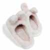Γυναικείες/Εφηβικές Χειμερινές Παντόφλες Οικολογική Γούνα σόλα Phylon Κουνελάκι Pink