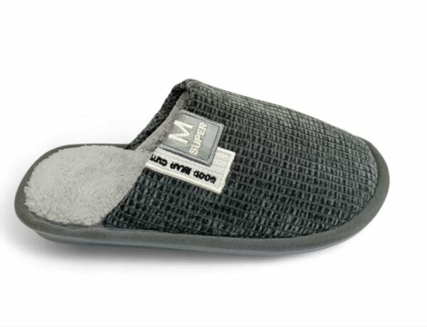 Sesamall Χειμερινές Ανδρικές Παντόφλες Grey