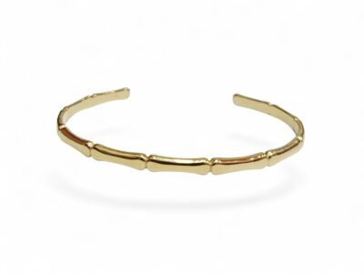 Γυναικείο Βραχιόλι Χειροπέδα από Ανoξείδωτο Ατσάλι Επιχρυσωμένο 24Κ SD0101