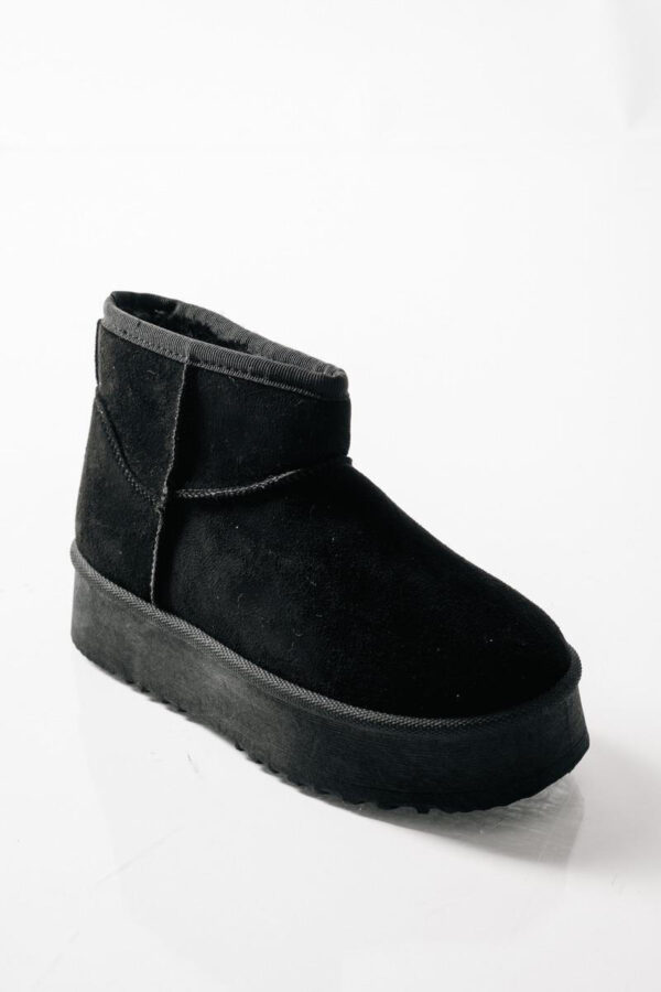 Παιδικά Μποτάκια Κορίτσι Με Γούνα Τύπου Ugg Black