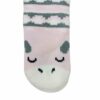 Κάλτσες Γυναικείες/Εφηβικές Αντιολισθητικές με Γούνα Ζωάκι Pink