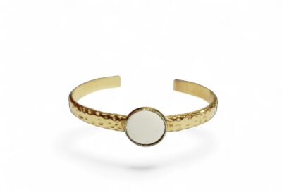 Γυναικείο Βραχιόλι Χειροπέδα από Ανoξείδωτο Ατσάλι Επιχρυσωμένο 24Κ SD0095