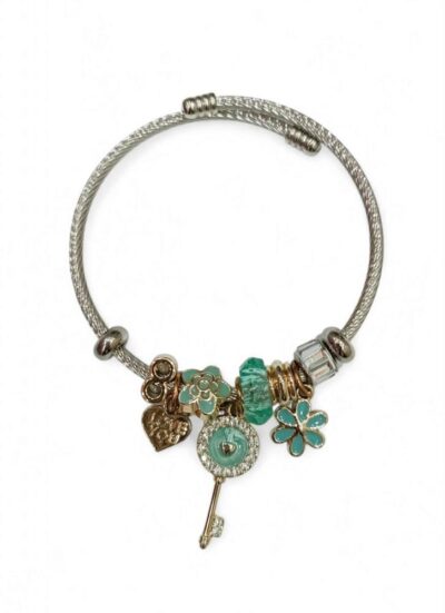 Γυναικείο Βραχιόλι από Ανoξείδωτο Ατσάλι Με Charms SD0108