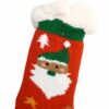 Κάλτσες Χριστουγεννιάτικες Αντιολισθητικές με Γούνα Red