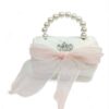 Παιδική Τσάντα Βόλτας Κορίτσι με Στέμμα και Φιόγκο White