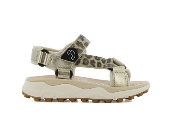 Safety Jogger Migato Παιδικά Αθλητικά Ανατομικά Πέδιλα Κορίτσι Champagne Leopar