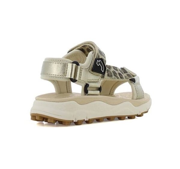 Safety Jogger Migato Παιδικά Αθλητικά Ανατομικά Πέδιλα Κορίτσι Champagne Leopar