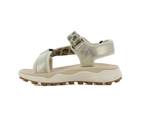 Safety Jogger Migato Παιδικά Αθλητικά Ανατομικά Πέδιλα Κορίτσι Champagne Leopar