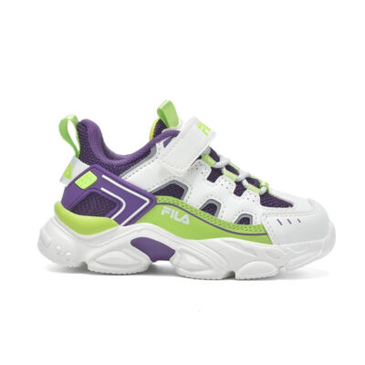 Fila Βρεφικά/Παιδικά Αθλητικά Ανατομικά Sneakers Memory Spinel 3 V White/Purple/Green