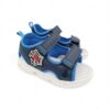 Zak Shoes Παιδικά Ανατομικά Πέδιλα Για Αγόρια Με Φωτάκια Navy Αράχνη