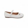 Zak Shoes Παιδικές Ανατομικές Μπαλαρίνες Strass Καρδιά White