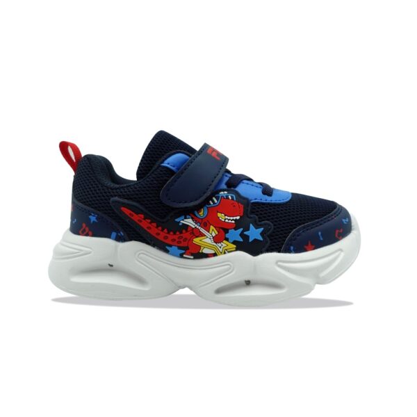 Fila Παιδικά/Βρεφικά Αθλητικά Sneakers με Φωτάκια Δεινοσαυράκι Dino V Navy