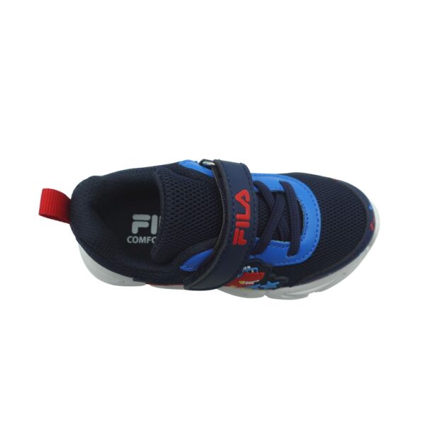 Fila Παιδικά/Βρεφικά Αθλητικά Sneakers με Φωτάκια Δεινοσαυράκι Dino V Navy