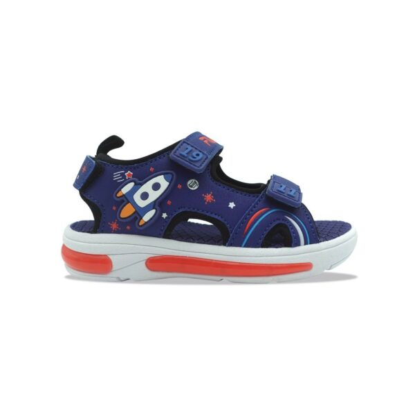 Fila Παιδικά Αθλητικά Πέδιλα Αγόρι Με Φωτάκια Rocket Navy