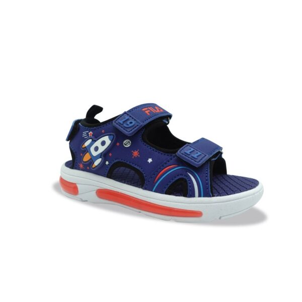 Fila Παιδικά Αθλητικά Πέδιλα Αγόρι Με Φωτάκια Rocket Navy