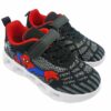 Παιδικό Αθλητικό Sneaker Spiderman με Φωτάκια για Αγόρι Black/White