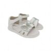 Zak Shoes Παιδικά Βρεφικά Ανατομικά Πέδιλα Κορίτσι με Strass Πεταλούδα White