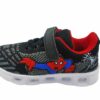 Παιδικό Αθλητικό Sneaker Spiderman με Φωτάκια για Αγόρι Black/White