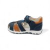 Zak Shoes Παιδικά Βρεφικά Ανατομικά Πέδιλα Αγόρι Μπλε/Ταμπά