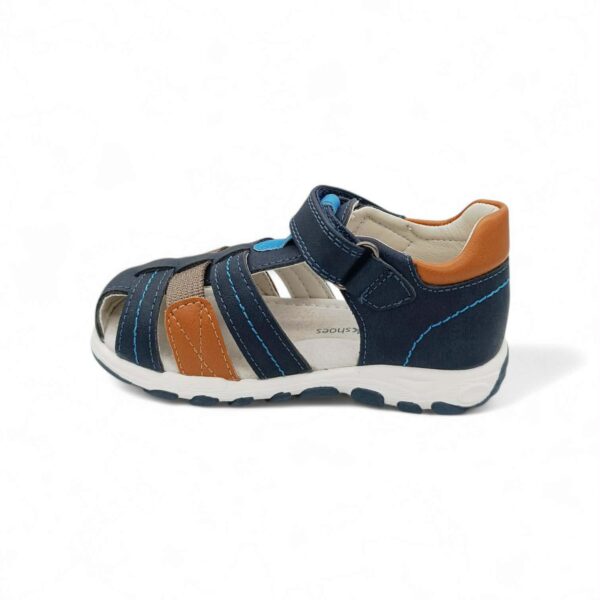Zak Shoes Παιδικά Βρεφικά Ανατομικά Πέδιλα Αγόρι Μπλε/Ταμπά