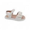 Zak Shoes Παιδικά Βρεφικά Ανατομικά Πέδιλα με Ουρά Γοργόνας και Strass White