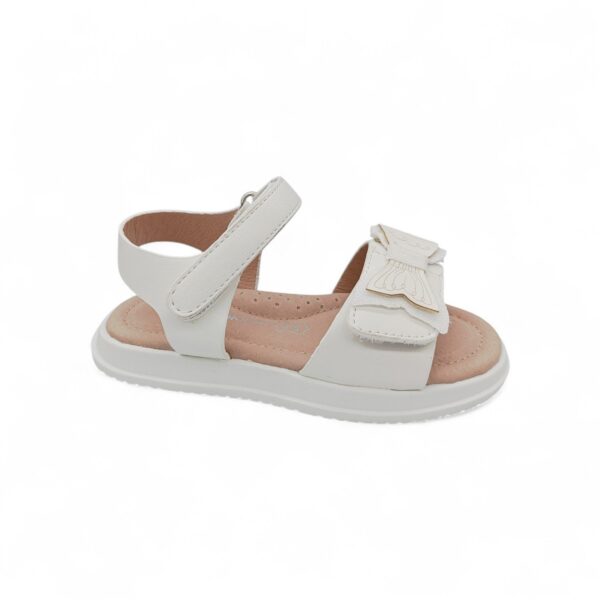 Zak Shoes Παιδικά Βρεφικά Ανατομικά Πέδιλα με Ουρά Γοργόνας και Strass White