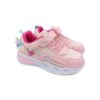 Παιδικά Αθλητικά Sneakers Φωτάκια με Φτερό και Καρδιά Pink