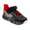 Παιδικό Αθλητικό Sneaker Dinosaur με Φωτάκια για Αγόρι Black/Red