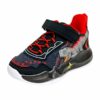Παιδικό Αθλητικό Sneaker Dinosaur με Φωτάκια για Αγόρι Black/Red