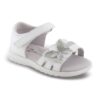 Zak Shoes Παιδικά Βρεφικά Ανατομικά Πέδιλα Κορίτσι με Strass Πεταλούδα White