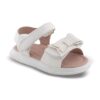 Zak Shoes Παιδικά Βρεφικά Ανατομικά Πέδιλα με Ουρά Γοργόνας και Strass White
