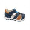 Zak Shoes Παιδικά Βρεφικά Ανατομικά Πέδιλα Αγόρι Μπλε/Ταμπά