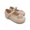 Zak Shoes Βρεφικές/Παιδικές Ανατομικές Μπαλαρίνες Strass Charms Nude