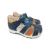 Zak Shoes Παιδικά Βρεφικά Ανατομικά Πέδιλα Αγόρι Μπλε/Ταμπά