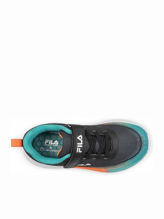 Fila Memory Swype Nanobionic Παιδικά Αθλητικά Παπούτσια Running Black