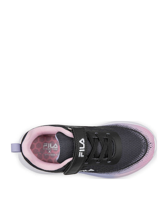 Fila Memory Swype Nanobionic Παιδικά Αθλητικά Παπούτσια Running Black/Purple