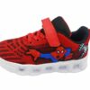 Παιδικό Αθλητικό Sneaker Spiderman με Φωτάκια για Αγόρι Red/Black
