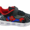 Παιδικό Αθλητικό Sneaker Spiderman με Φωτάκια για Αγόρι Black/White
