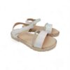 Zak Shoes Παιδικό Ανατομικό Πέδιλο Κορίτσι με Strass White